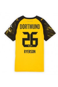 Borussia Dortmund Julian Ryerson #26 Jalkapallovaatteet Naisten Kotipaita 2025-26 Lyhythihainen